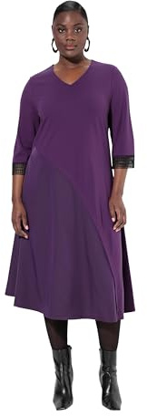 Ulla Popken Damen Midikleid