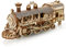 Hallisun 3D Holzpuzzle für Erwachsene, Holzzug Mechanisches Zahnrad Modellbausatz, Maschinenbau Zugmodellbau, DIY Vintage Konstruktionsbastelset, DIY Weihnachtsgeburtstagsgeschenke, 361 Teile
