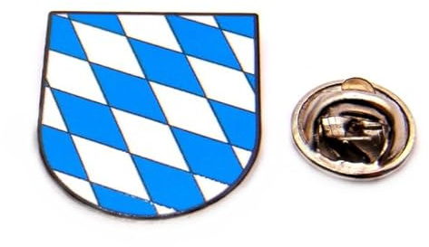 Bayern Wappen Pin Rauten | Oktoberfest Pin, Bayern Anstecker