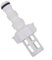 RichVibe Adattatore di scarico per piscina Intex, connettore per tubo da giardino, sistema di drenaggio dell'acqua, strumento di manutenzione, connettore in PVC, attacco valvola di scarico (1 pezzo)