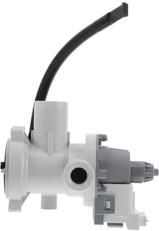 POPETPOP Pompe De Vidange Lave-linge Pompe a Eau Machine a Laver Moteur De Pompe De Vidange De Laveuse Pièces De Lave-linge Moteur De Pompe De Vidange De Machine à Laver Plastique Blanche