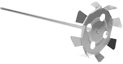 HOMSFOU Miscelatore Vernice Per Trapano Asta Miscelazione a Paletta Per e Gesso Utensile Per Intonaco Facile Da Usare 1 Pezzo Attacco in Ferro Zincato