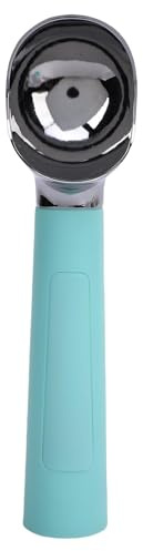 Dpofirs Heated Ice Cream Scoop Electric Ice Cream Scoop Rechargeable Large with Trigger Icecream Stainless Steel Mini Cookie Cupcake Kitchen Self (Sky Blue)