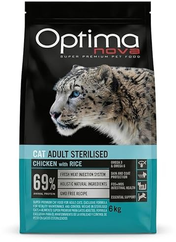 Optima Nova Cat Sterilised Chicken & Rice (6 kg)