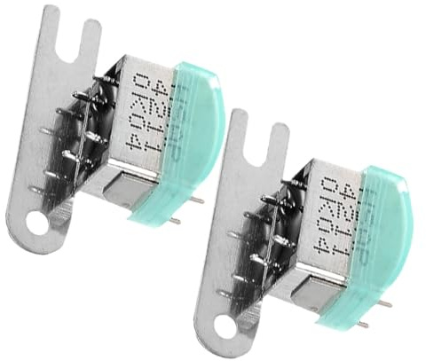 HOMOBABE 2 Cabezales Magnéticos para Grabadora de Casetes Doble Canal y Reproducción de Audio Clara, Accesorios Metálicos para Grabadora de Cinta Modelo 4211