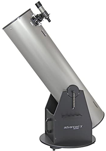 Omegon Dobson Teleskop Advanced X N 304/1500 | Leistungsstarkes Spiegelteleskop | 12 Öffnung | Parabolspiegel | Einfache Bedienung | Deep-Sky & Planetenbeobachtung