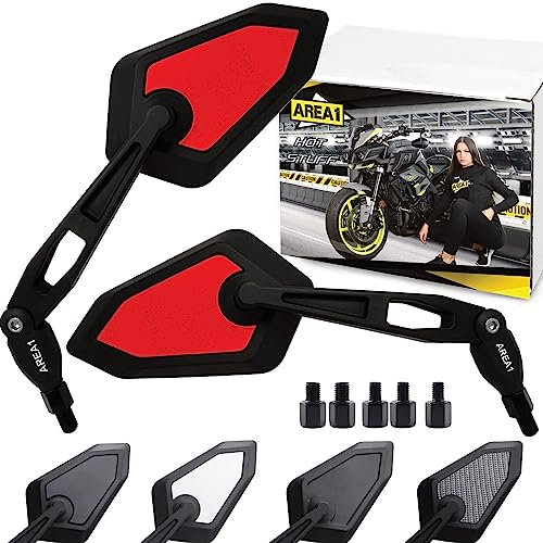 Rückspiegel Spiegel Set kompatibel mit Yamaha XJ6 Diversion (09-16) XJ6 SP 600 (06-16) (V33)