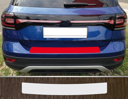 is-tuning kompatibel mit VW T-Cross ab 2019, auch Facelift ab 2024, Lackschutzfolie Ladekantenschutz transparent