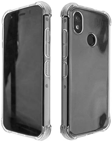 caseroxx Schutzhülle für Cat S52 in weiß-transparent – Flexibles TPU-Case aus stoßfestem Gummi, passgenaue Handy-Tasche mit Kantenschutz & rutschfestem Grip