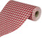 Sensalux Nature Tischläufer, Tischband, Vlies, CO²-neutrale Produktion, Ihr grüner Fußabdruck - 0,3m x 25m Karo Weiß-Rot
