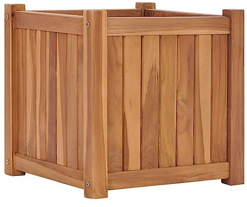 vidaXL Hochbeet 40 x 40 x 40 cm Massivholz Teak