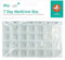 Medicine Pill Box Organiser Daily Weekly Tablet Storage 7 Days Dispenser Supplements Vitamins Compartments Travel Week UK Free P&P