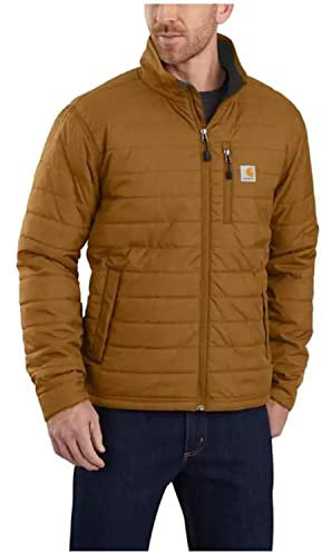 Carhartt Rain Defender Giacca Termica Relaxed Fit Leggera Gilliam, Marrone, XL Uomo