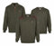 4adventures Percussion Herren Strick Jagdpullover Troyer Rundhals V-Kragen Wolle Grün (Troyer, XXL)