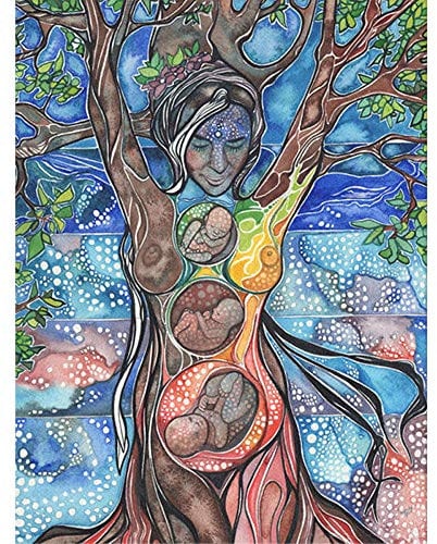 YINGXIN134 Puzzle 3000 Pezzi per Adulti - Albero della Vita, Puzzle per Adulti 3000 Pezzi, Grande Puzzle Artistico per Bambini Adolescenti 122 × 81 cm