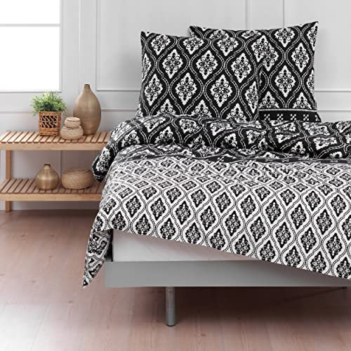 Mixibaby Bettwäsche Bettgarnitur Bettbezug Baumwolle 135x200 155x220 200x200 200x220 Modern, Größe:50 x 70 cm, Design Bettwäsche:Alissa D8