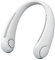 Portable Neck Fan, 4000mAh, Personal Mini USB Neckband Fan Rechargeable, 360°Cooling Hanging 3 Speeds Wearable Flexible Fan, Headphones Design for Outdoor Sports Indoor Office (white)