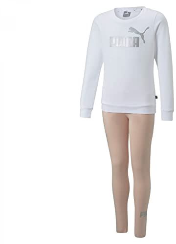 PUMA Logo Crew FL & Leggings Set G – Unisex-Leggings für Babys
