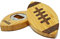 40YARDS ouvre-bouteille de football américain/décapsuleur en bambou et acier avec couture tactile, 2 aimants de fixation inclus