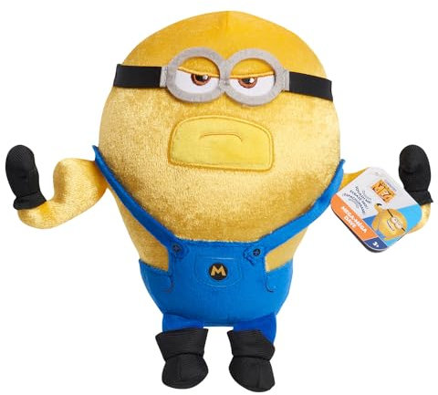 Just Play Illumination Minions Ich - Einfach Unverbesserlich 4 Squooshy Plüsch Mega Dave Kinderspielzeug ab 3 Jahren