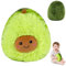 Mineup Avocado Kuscheltier, Avocado Kissen, Nette Plüsch Avocado Spielzeug,Avocado Plüschtier für Kinder,Sofa-Rückenkissen,Gefüllte Plüsch Kinderspielzeug Geburtstagsgeschenke Osterngeschenke (20 cm)