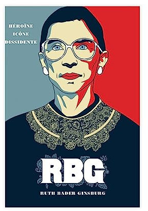 EDSC Film RBG Poster Leinwand Poster Wandkunst Dekor Druck Bild Gemälde für Wohnzimmer Schlafzimmer Dekoration Unrahmen: 60 x 90 cm