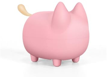 Svemei Cute Bluetooth Speaker, Mini Cat Portable Wireless Speakers with Loud Stereo Sound, Built-in Mic, Dual Pairing,40H Playtime for Room, Desk Decor, Xmas Gift for Kids, Women (Pink)