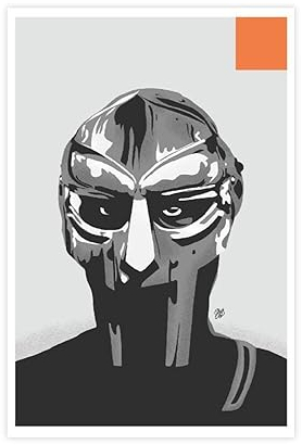 MF Doom Poster 10 Leinwand Poster Schlafzimmer Dekor Sport Landschaft Büro Zimmer Dekor Geschenk 30 x 45 cm