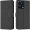 Verco Handyhülle für ZTE Blade V50 Vita Hülle, Bookcase Tasche Flipcover für ZTE V50 Vita Case [Kartenfächer/Aufstellfunktion], Schwarz