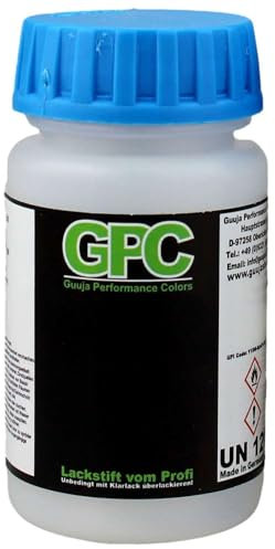 Guuja Lackstift für BMW/Motorcycles 968 Indigoblau Metallic schnelltrocknend Tupflack Autolack