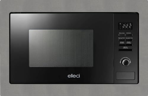 Elleci FGSP28148WS Forno a microonde da Incasso Microonde con Grill 28 L 900 W Grigio
