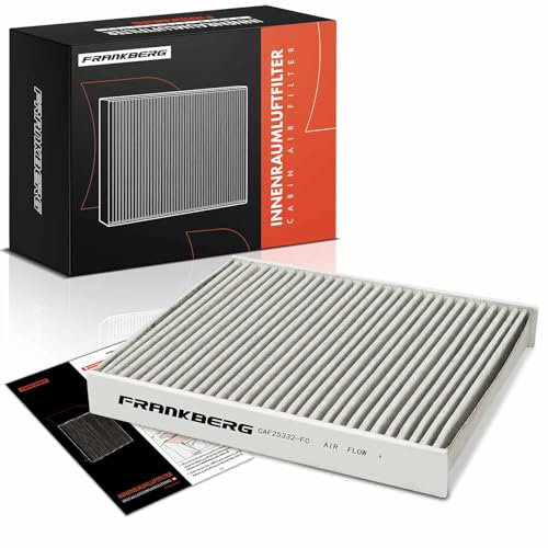 Frankberg Innenraumfilter Pollenfilter mit Aktivkohlefilter Kompatibel mit 5er Gran Turismo F07 520-550 2009-2017 7er F01 F02 F03 F04 730-760 2008-2015 Replace# 64119163329