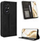 COMAKU Cover a Libro Honor 200 Pro 5G, Custodia a Portafoglio in Pelle con Supporto e Chiusura Magnetica Compatible per Honor 200 Pro 5G - Nero