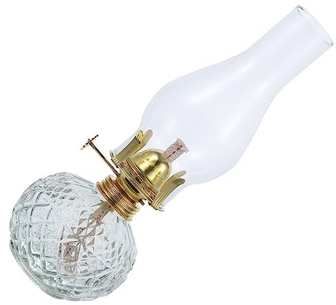 CORHAD Glas Öllampe im Retro Design für Innen und Außenbereich