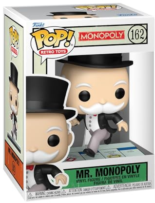 Funko Pop! Vinyl: Mr. Monopoly - Mr Mr. Monopoly - (Pass Go) - Hasbro, Inc - Vinyl-Sammelfigur - Geschenkidee - Offizielle Handelswaren - Spielzeug Für Kinder und Erwachsene - Ad Icons Fans