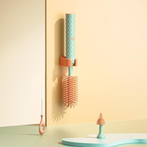 Miaoyak Elektrische Flaschenbürste, 360 Grad drehbar, Baby-Schnullerbecher, Schnuller, Reinigungsbürsten-Set mit 1200 mAh Lithium-Akku