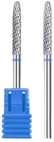 Forets à ongles pratiques en acier au tungstène - Embouts pour ponceuse à ongles - Outils de manucure et pédicure