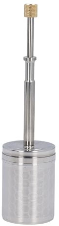 Cafetera de prensa francesa, infusor de café portátil de acero inoxidable con filtro de émbolo reutilizable, ideal para preparar cerveza en casa y de viaje