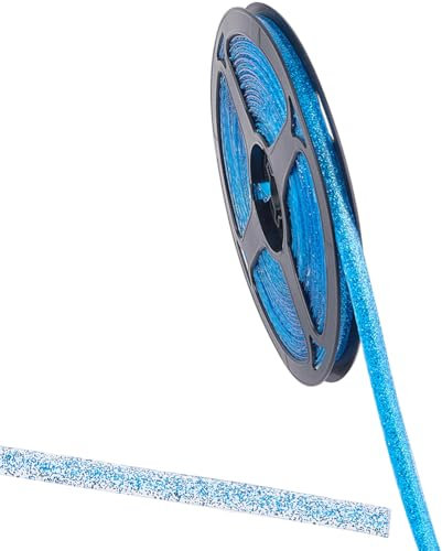 GORGECRAFT Ruban Adhésif Anti Moisissure pour Carrelage en Céramique 6 m X 8mm Ruban D'Étanchéité Décoratif Autocollant Bleu Roi pour Évier Cuisinière Salle de Bain Baignoire Plafond