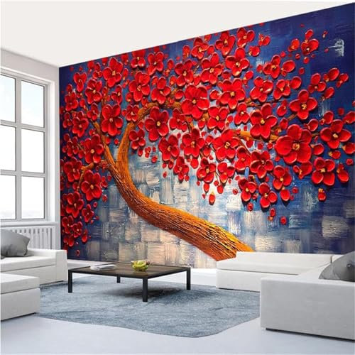 Fototapete 3D Wandbild Selbstklebend Tapeten Wandaufkleber Pflanzt Bäume Für Wohnzimmer, Schlafzimmer, Kinderzimmer, Restaurant, Büro, Wand, Foto, Wand, Tv-Hintergrund, Wandkuns-466833794053