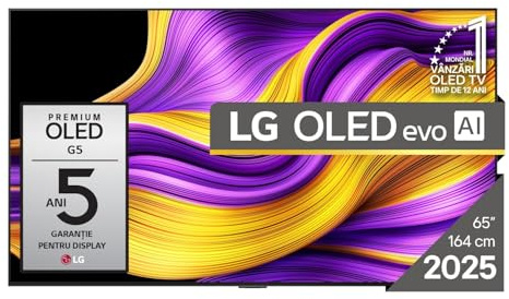 LG OLED65G51LW - TV 65 Pollici Smart TV 4K DVB-T2 OLED Nero Classe Energetica E