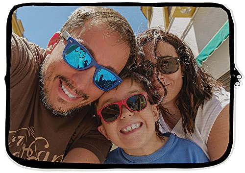 Custodia in neoprene per laptop 16 personalizzata con la tua foto, immagine o testo, originale ed esclusivo. I formati differenti.