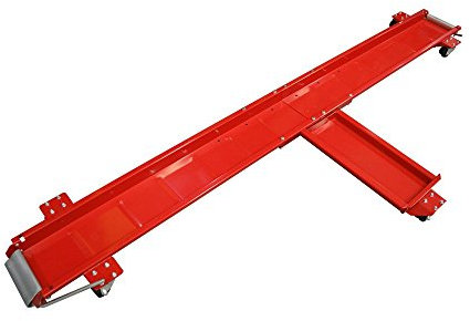 Cruizer - Carrello sposta moto e scooter di colore rosso piattaforma Dolly con ruote sottostanti in gomma, peso massimo supportato 620 kg