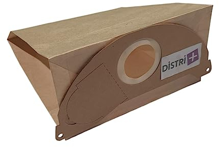 Distri+ - Sac aspirateur Karcher WD2, A2003, A2004, A2054, MV2. - La Pochette de 5 Sacs Papier
