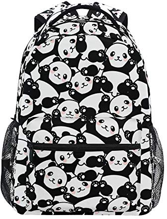 Children's Backpack, Schoolbag Animal Cute Panda Pattern Large Capacity Students Bookbag Rucksack Knapsack for Boys Girls Adults Teen