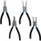 BRILLIANT TOOLS BT067900 Jeu de pinces à circlips, 4 pcs, 125 mm [Powered by KS TOOLS]