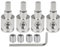 X AUTOHAUX 4pcs Car Stereo Audio Power or Ground 0 to 4 Gauge Wire Reducer