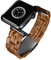 LAiMER - Cinturino in legno compatibile con Apple Watch 42/44/45/49mm - Series 1-8/SE/Ultra - Cinturino di ricambio variabile - materiali traspiranti e naturali