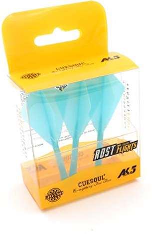 CUESOUL ROST Integrated Dart Shaft and Flights Medium, Rautenform, 3er-Set