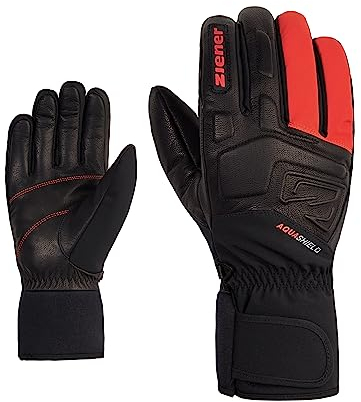 Ziener Herren GLYXUS Ski-Handschuhe/Wintersport | wasserdicht atmungsaktiv, new red, 8,5